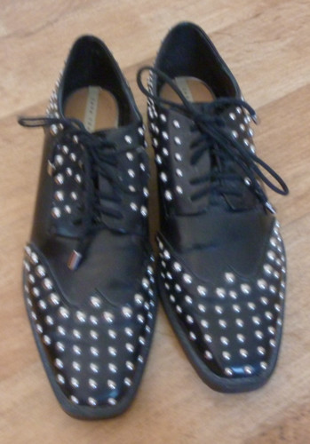 Zara patent studded black - patent,