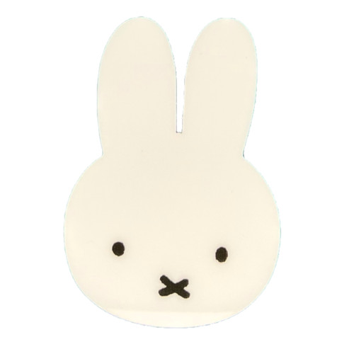Miffy face white - white, magnet