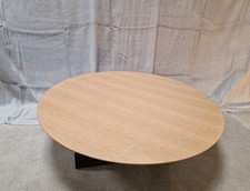 Large Round Wood Top  Coffee  Table