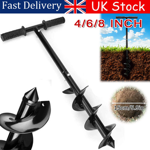 Planting auger spiral hole - uk,