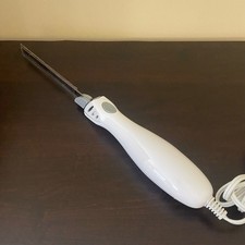 White Electric Carving Knife