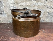 Large Antique Copper Bucket /