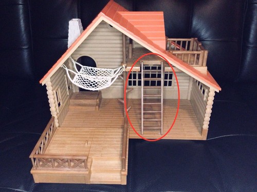 Sylvanian families log cabin - families,