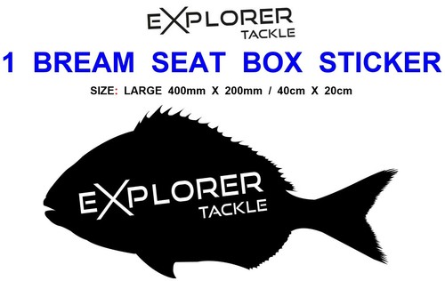 Explorer large bream sticker - explorer,