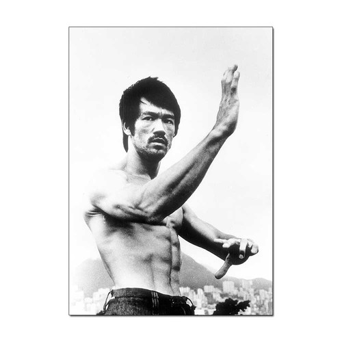 Bruce lee promo print - bruce, b&w