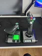 Logitech X52 Professional Flight SIM Controller Hotas Joystick Throttle for PC