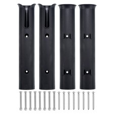 4Pcs Fishing Rod Holder Racks Plastic Boat Pole Bracket Fishing Tube Rod Holder