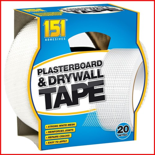 Strong white plasterboard tape - white,