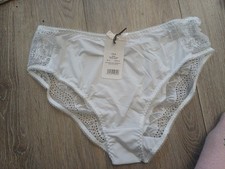 Ladies white lyla lepel briefs
