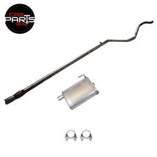 EXHAUST FOR FIAT 500 FORD KA 1.2 2012-2017 - MID PIPE + REAR SILENCER + CLAMPS