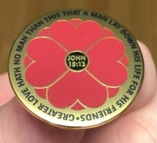 EMPIRE POPPY BADGE UK NAVY