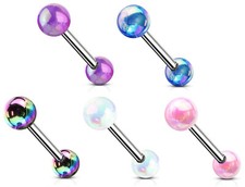 Industrial Nipple Tongue Bar -