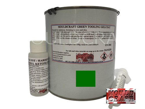 Green tooling gelcoat 1kg - 1kg, kit