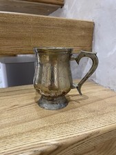 Silver Plated Tankard Engraved