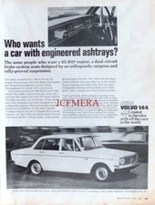 VOLVO '144' Saloon #2, Original 1967 Motor Car Advert : 660-148