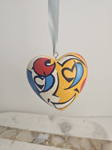 Ritzenhoff artist wooden heart - ritzenhoff,