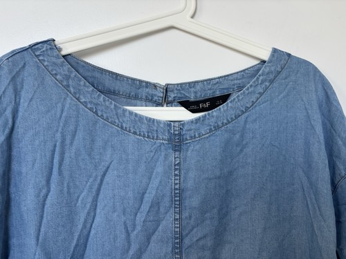 Blue denim tunic dress - f&f,