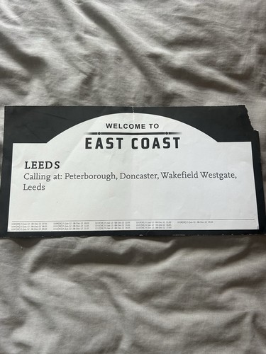 Damaged east coast leeds - damaged,
