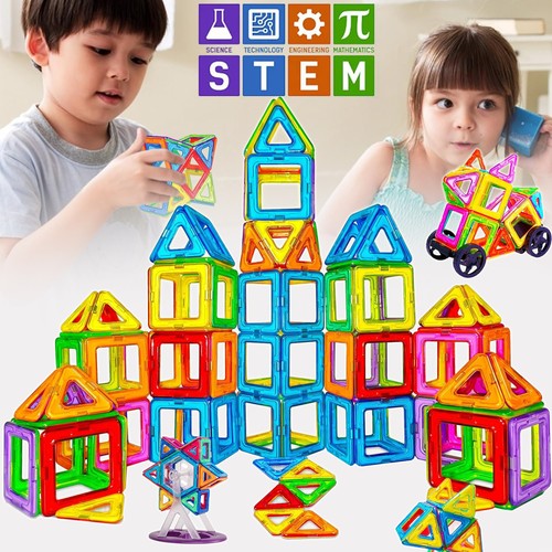 Magnetic building blocks tiles - magnetic,
