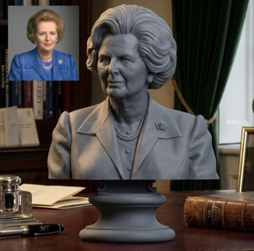 Margaret thatcher bust statue - bust,