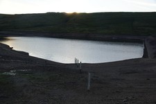 Photo A3 Sunset over Deanhead Reservoir Booth Wood Sunset comes early in c2011
