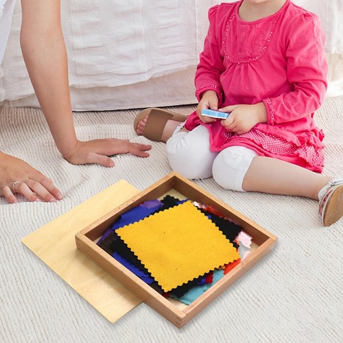 Montessori fabric box wooden - montessori,