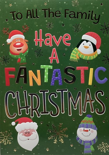 All the family christmas card - the,