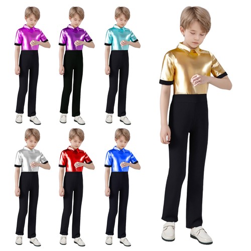 Kid boys shiny metallic - uk,