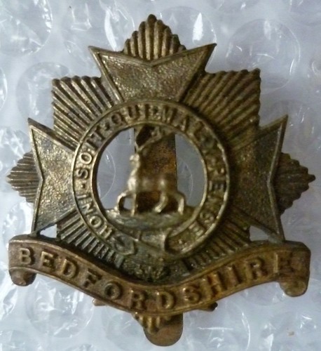 Ww1 bedfordshire regiment cap - ww1,