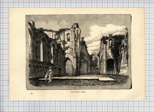 Fountains abbey 1893 - fountains,