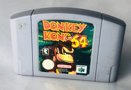 Video game donkey kong - donkey, 64