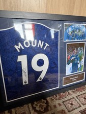Framed Mason Mount Signed Shirt Display