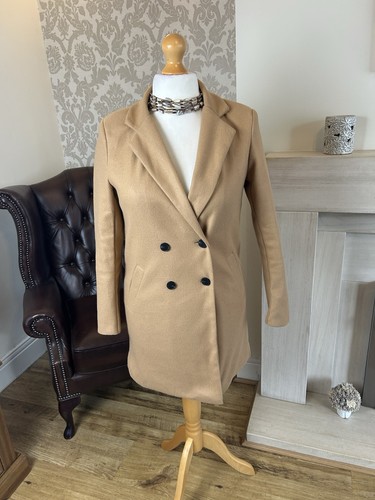 Camel coat jacket size from - coat/jacket, m