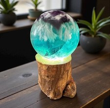 Feather Fluorite Sphere USB
