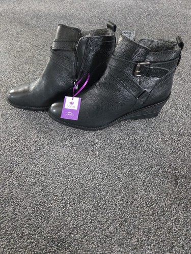 Womens leather wedge lotus - leather,