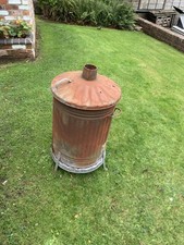 90L Metal Incinerator Recycle Garden Rubbish Fire Burning Bin Leaves Wood Burner