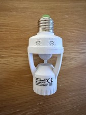 Motion Sensor Switch For Screw Bulb With Adjustable Time And Sensitivity Setting