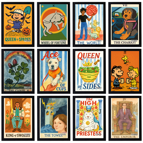 Vintage tarot cards - tarot,