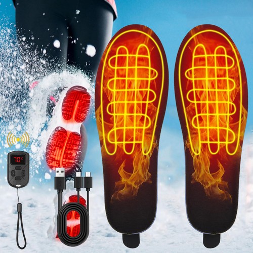 Electric heated insoles winter - heated,