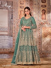 Bollywood Designer Anarkali Salwar Kameez Pakistani Party Wear Suit Gown Dress