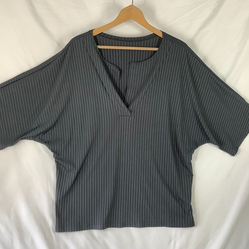 Women grey ribbed - women's,