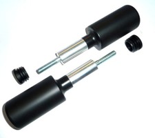 KAWASAKI ZZR1400 2006 -2011 CRASH MUSHROOMS PROTECTORS SLIDERS BOBBIN BUNGS R9C6