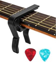 Guitar Capo - Quick Release Trigger Clamp With 2 Picks for Electric & Acoustic