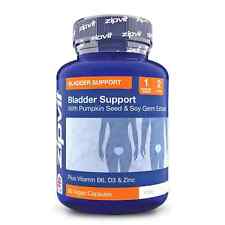 Bladder Support with Pumpkin Seed & Soy Germ Extracts. Helps You Go Less