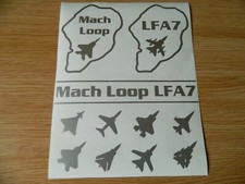 Mach Loop Car Sticker Pack RAF