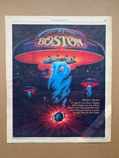 BOSTON BOSTON (B) POSTER SIZED original music press advert from 1977 - these vin