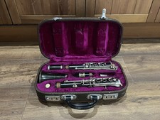 Lark M4001 Clarinet Vintage Musical Instrument In Hard Case Lined Orchestral