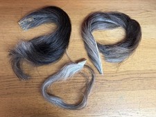 ROCKING HORSE HAIR FOR RESTORE Antique Grey Brown Tones Thick Set Med/Lrge