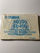 Yamaha Rd250/400 E/F Owners