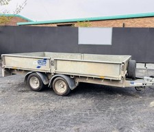 2020 IFOR WILLIAMS 14FT 6 TWIN AXLE TRAILER.